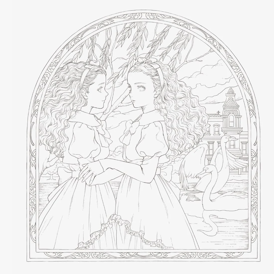 Victorian Fantasy Collection: Kuroimori Coloring Book - Image 4