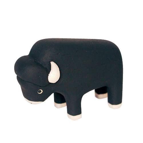 Wooden Animal Figure - Bison