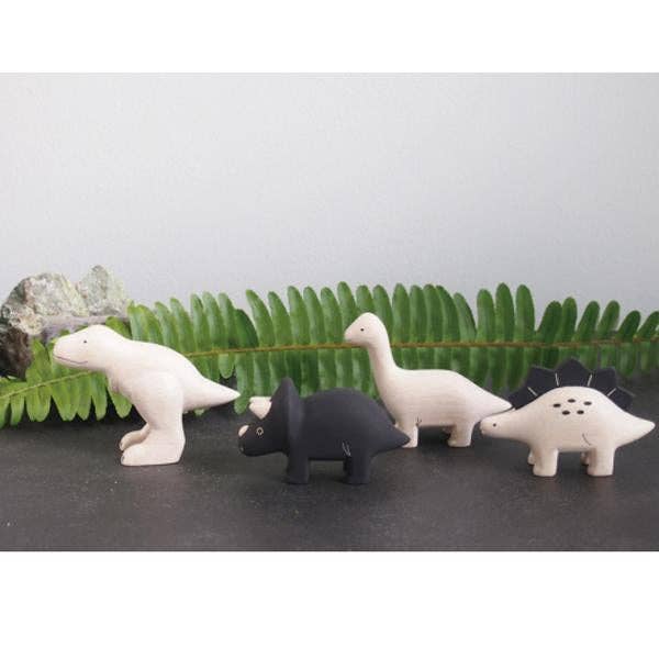 Wooden Animal Figure - Brachiosaurus DInosaur - Image 4