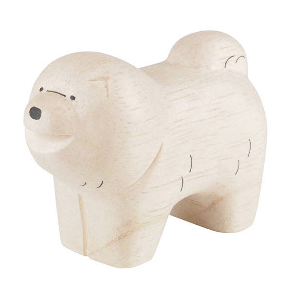 Wooden Animal Figure - Chow Chow Dog