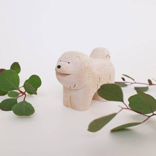 Wooden Animal Figure - Chow Chow Dog - Image 4