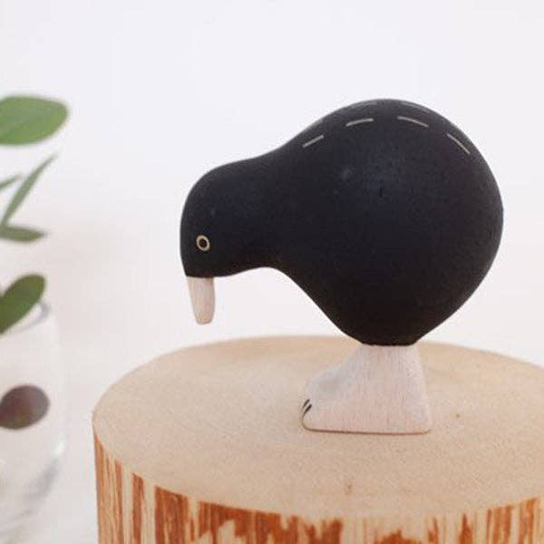 Wooden Animal Figure - Kiwi Bird - Image 5