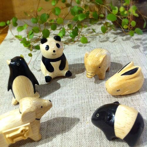 Wooden Animal Figure - Owl - Image 3
