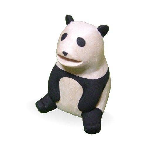 Wooden Animal Figure - Panda - Image 2