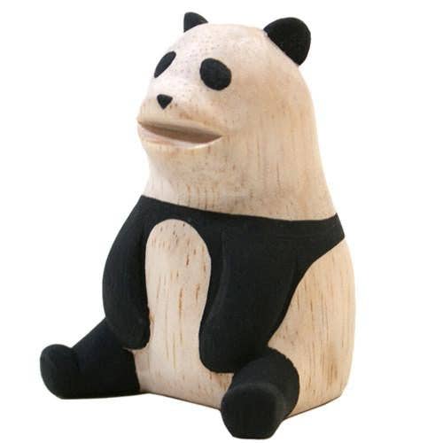 Wooden Animal Figure - Panda - Image 3