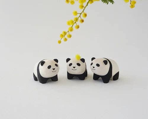 Wooden Animal Figure - Panda Bear (Child) - Image 5