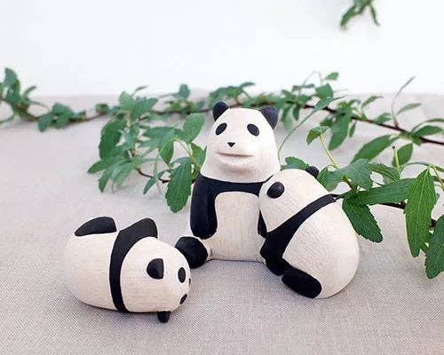 Wooden Animal Figure - Panda Bear (Child) - Image 6