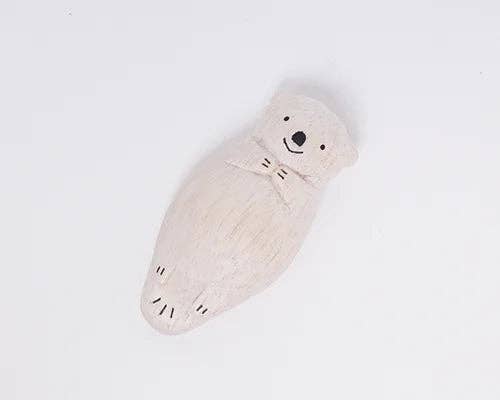 Wooden Animal Figure - Sea Otter (Child) - Image 4