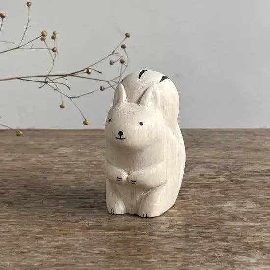 Wooden Animal Figure - Squirrel - Image 2