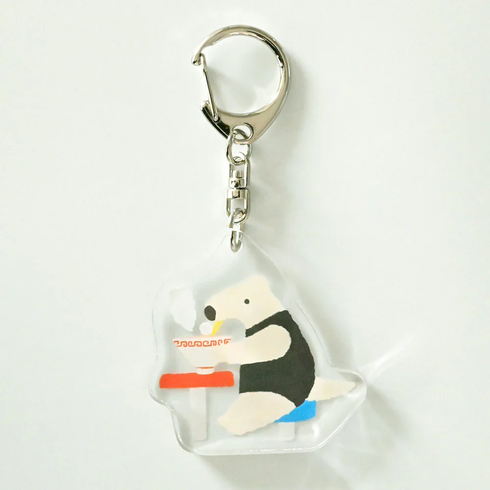 Yamanoha Chonaikai Acrylic Keychain (Anteater Ramen Noodles) - Image 2
