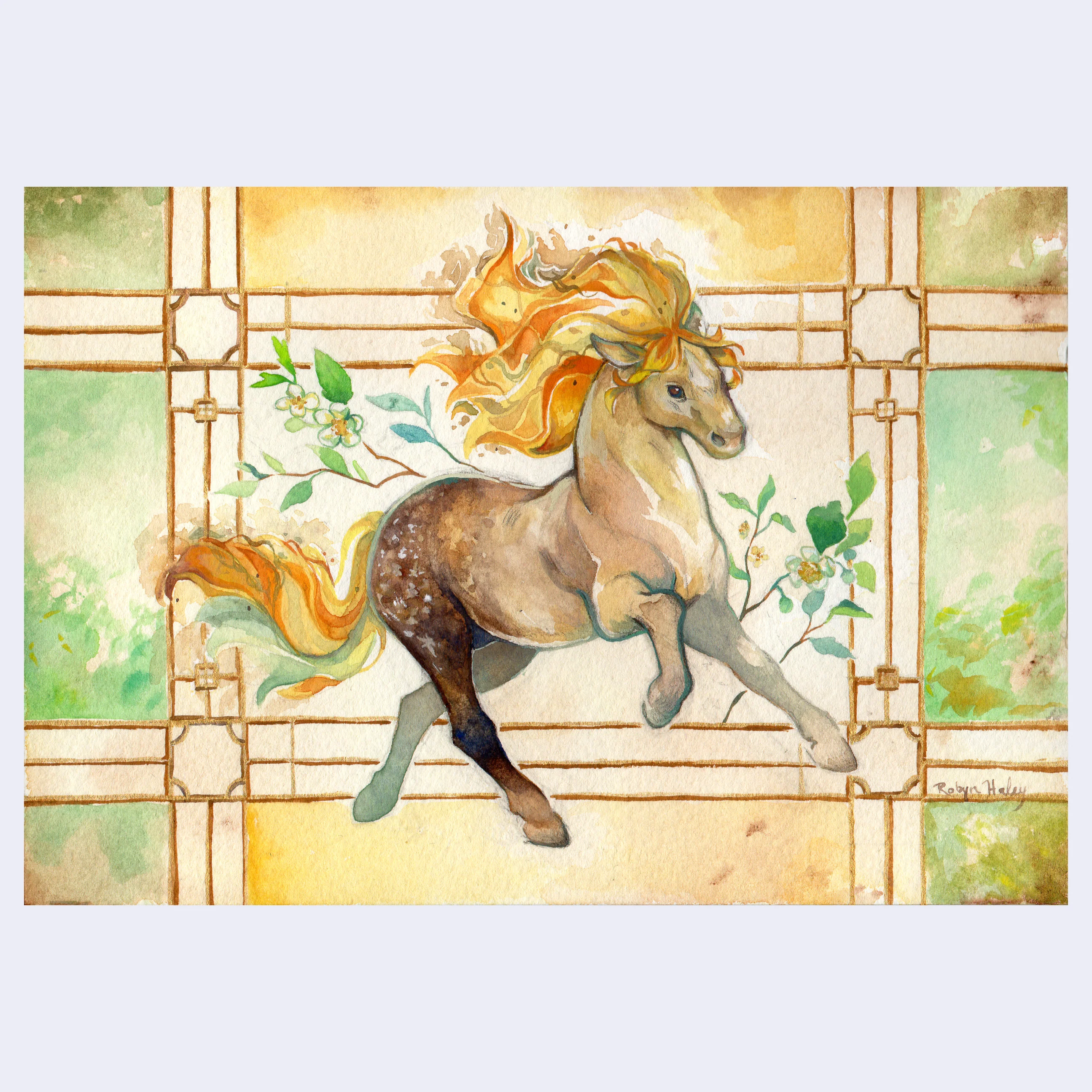Year of the Horse 2026 - Robyn Haley - "Fire and Tea"