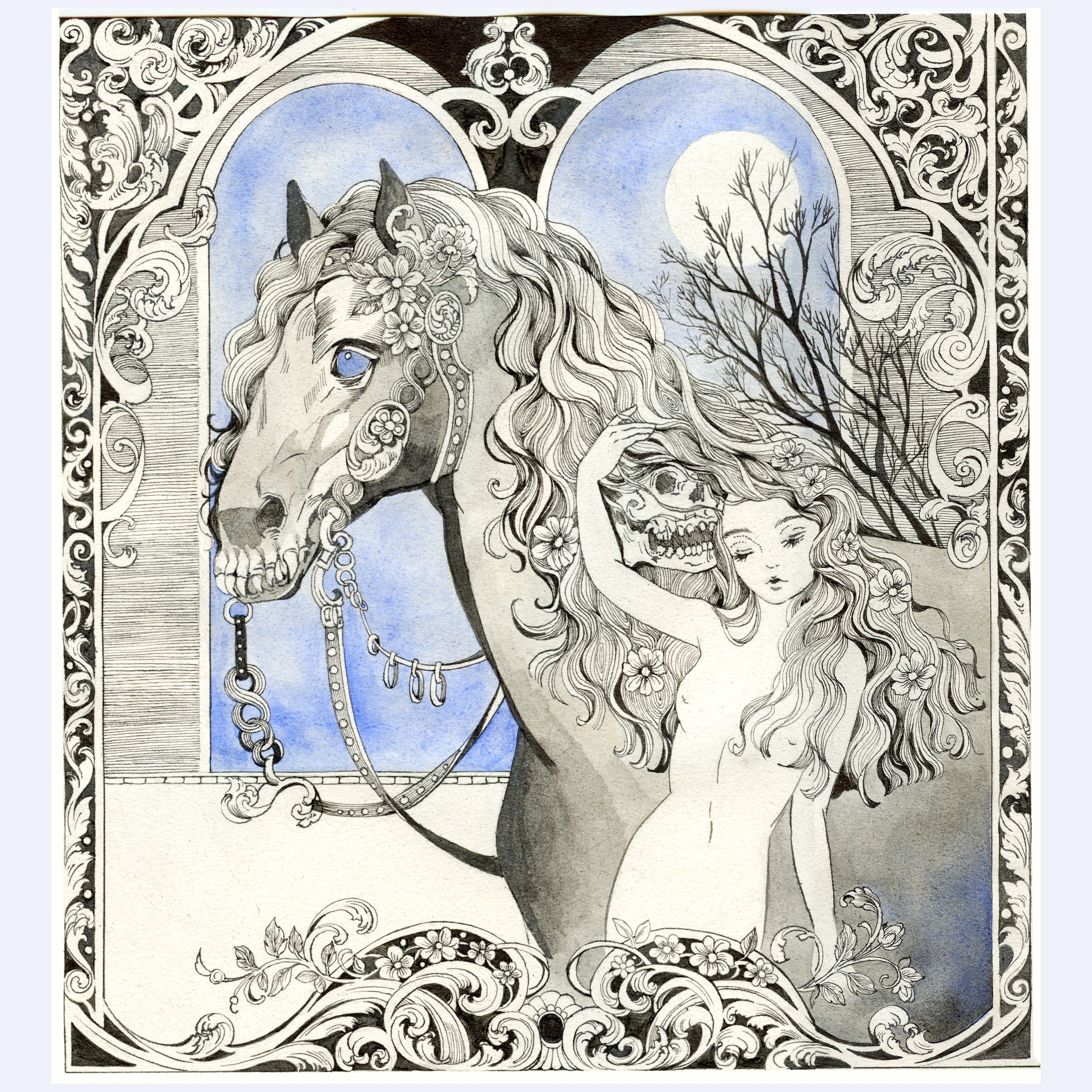 Year of the Horse 2026 - S.Jin - "In Between Spaces" Art Print