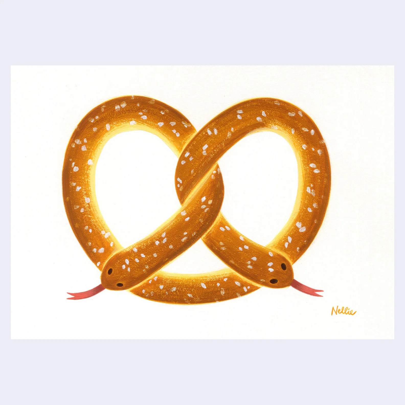 Year of the Snake 2025 - Nellie Le - “Double-Headed Salted Pretzel Snake"