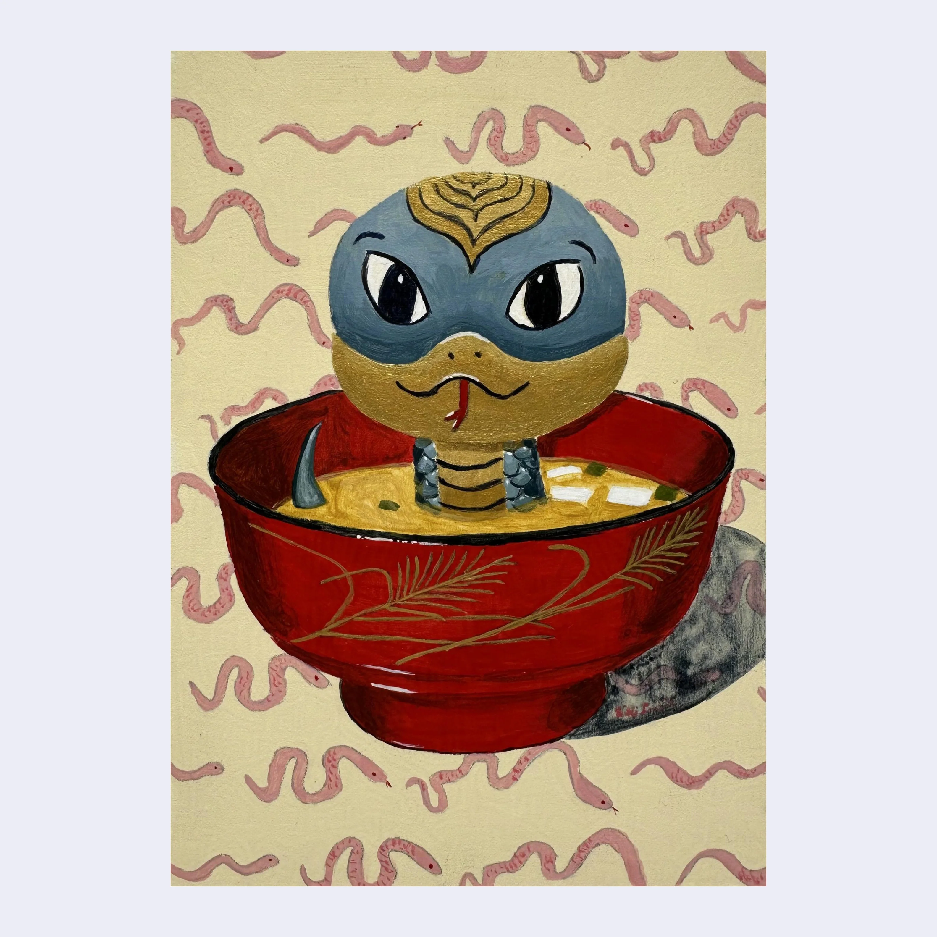 Nikki Longfish - "Miso Snake" Art Print