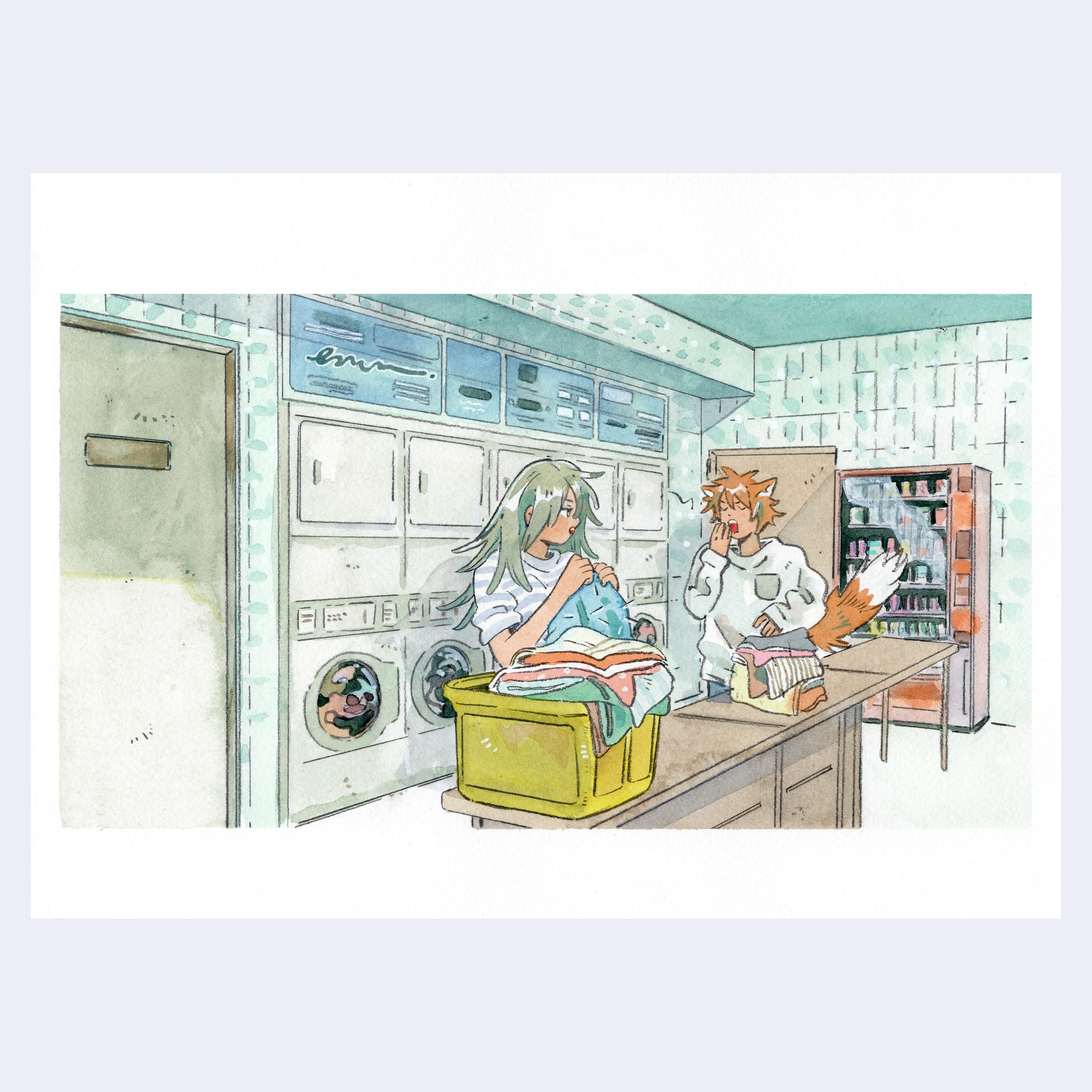 Yokai 2025 - Parakid - "A Day of Chores" Art Print