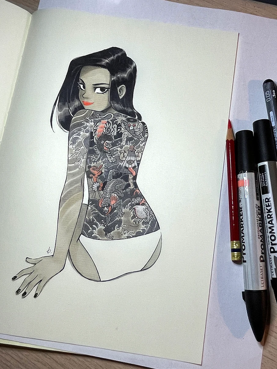 Yokai Show 2023 - #56 - Bertrand Todesco - "Yokai Tattoo" - Image 3