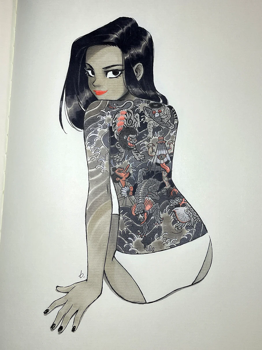 Yokai Show 2023 - #56 - Bertrand Todesco - "Yokai Tattoo" - Image 4