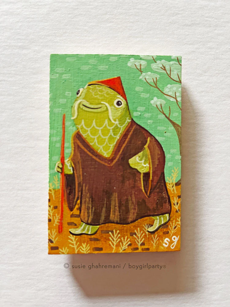 Yokai Show 2023 - #46 - Susie Ghahremani - "Iwana Bozu" - Image 2