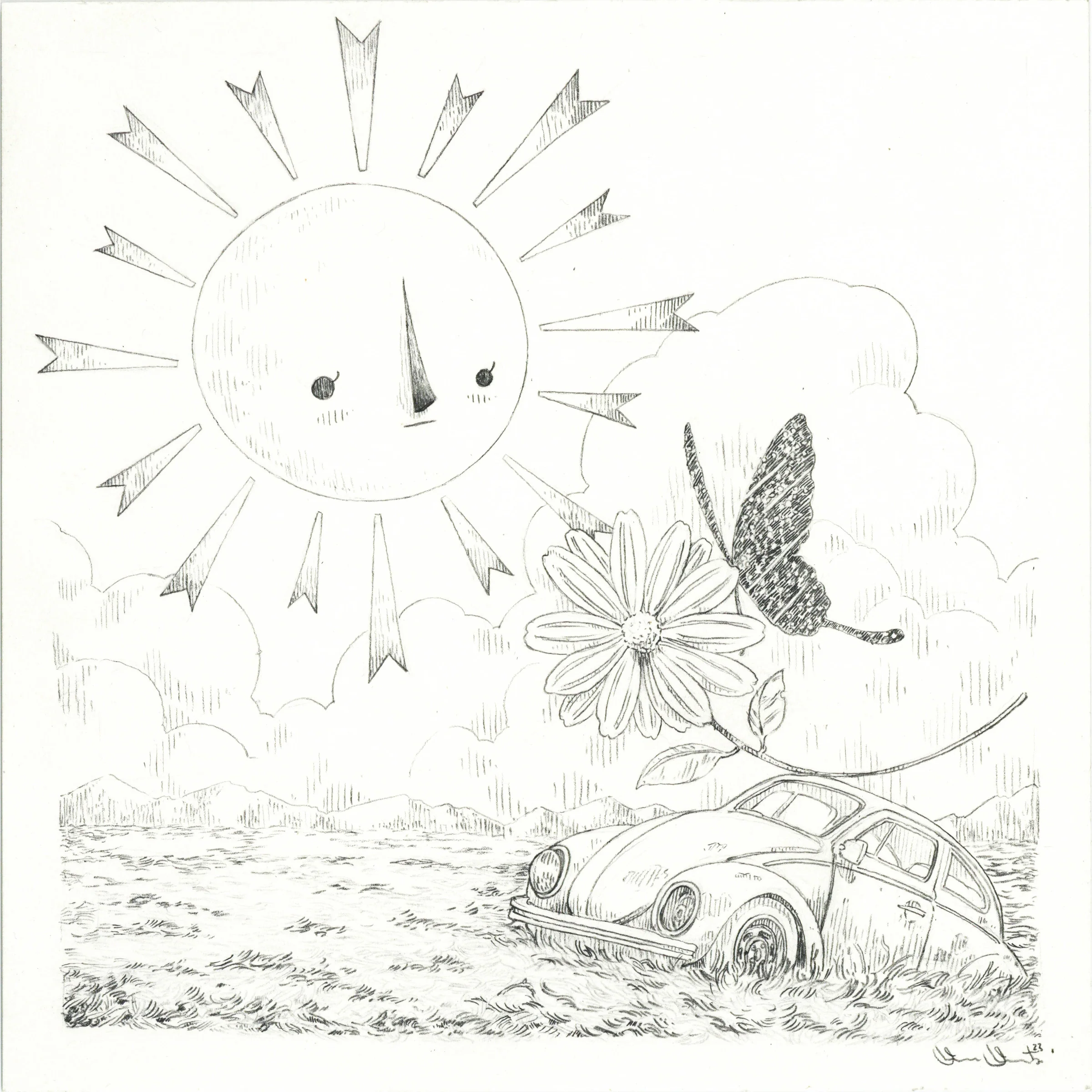 Yoskay Yamamoto - Cry Cry Shine Shine - #76 - "Drawing 21"