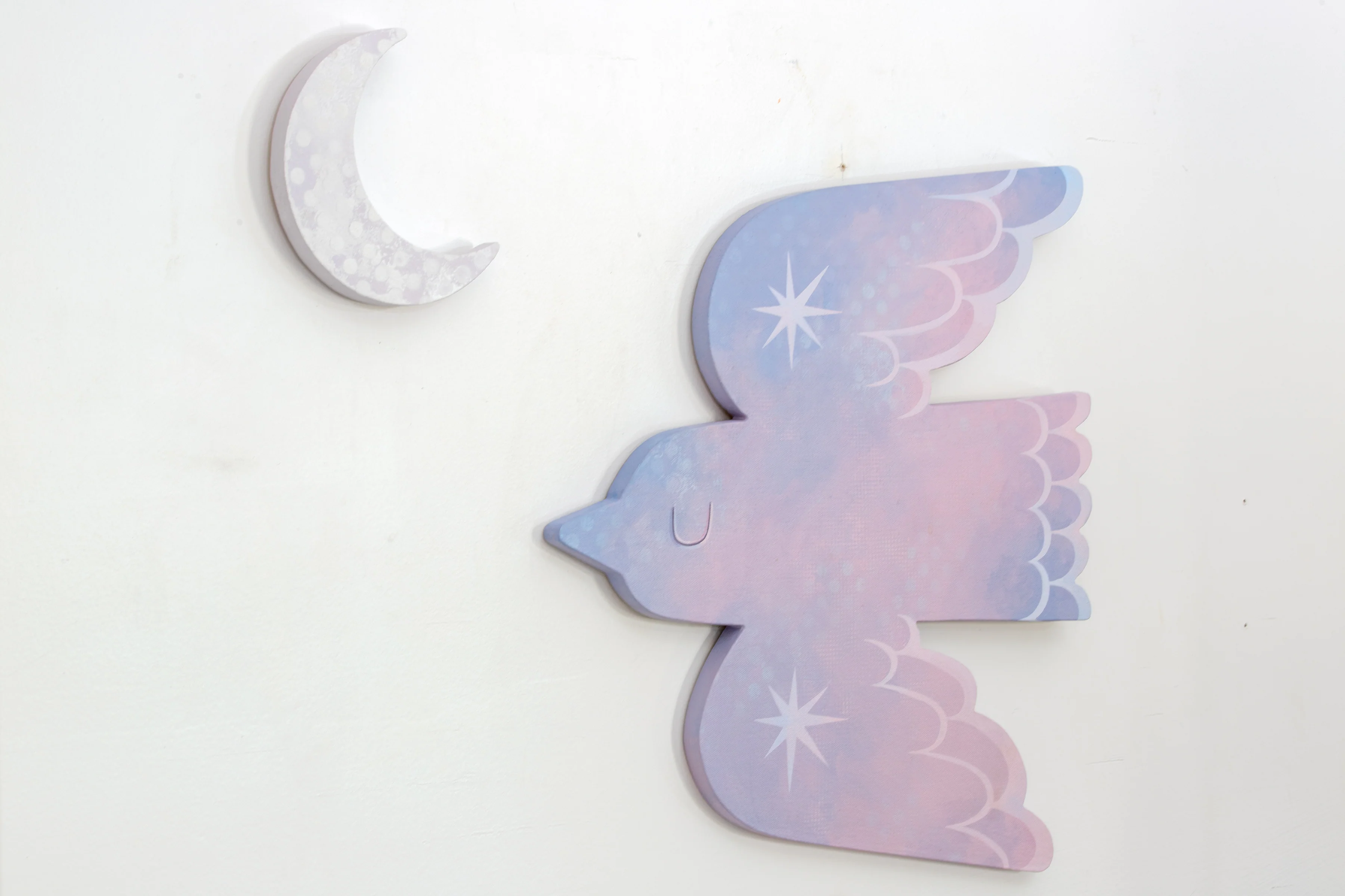 Yoskay Yamamoto - Cry Cry Shine Shine - #18 - “Sunset Bird And Polkadot Moon” - Image 2