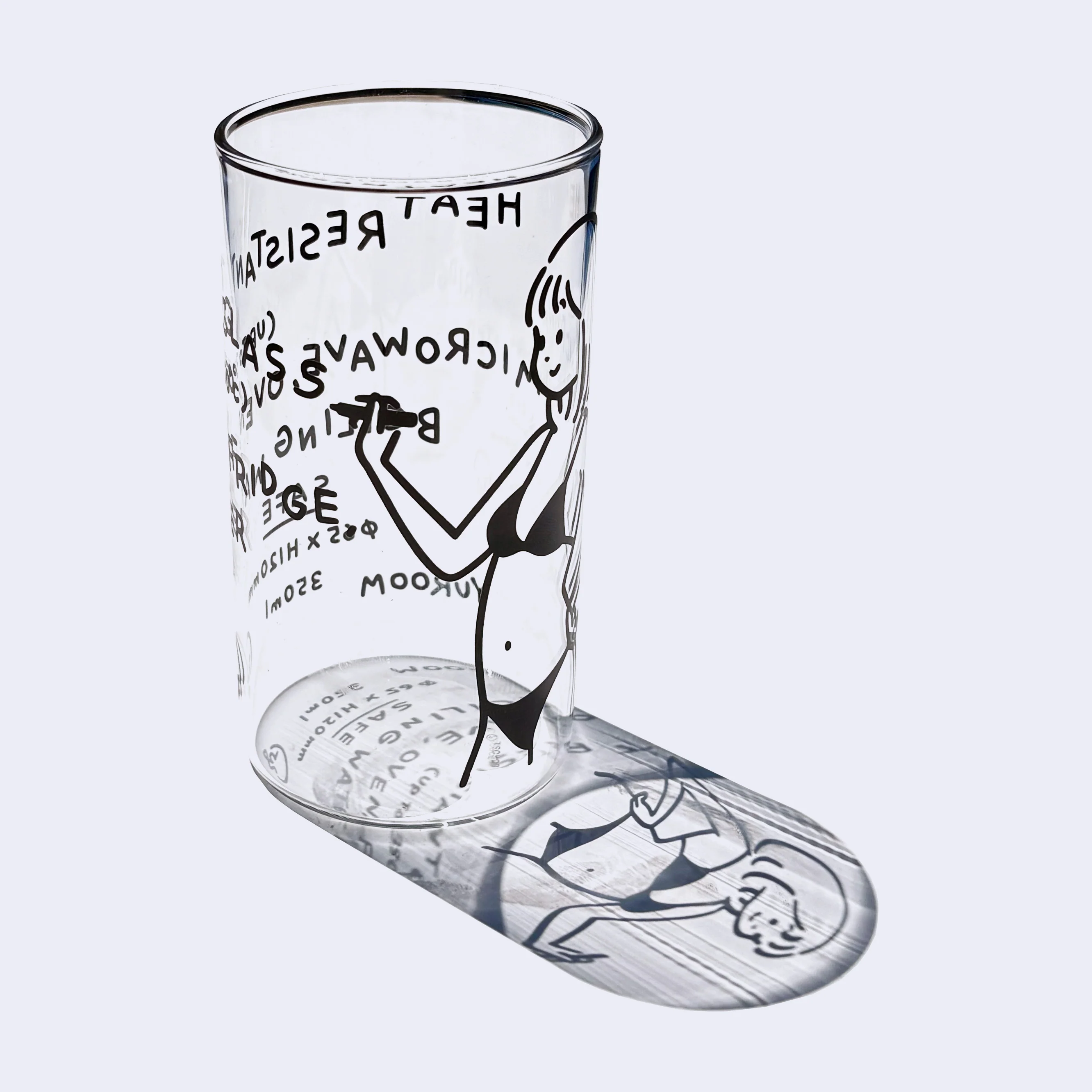 Yutanpo - Bikini Girl 350ml Drinking Glass - Image 3