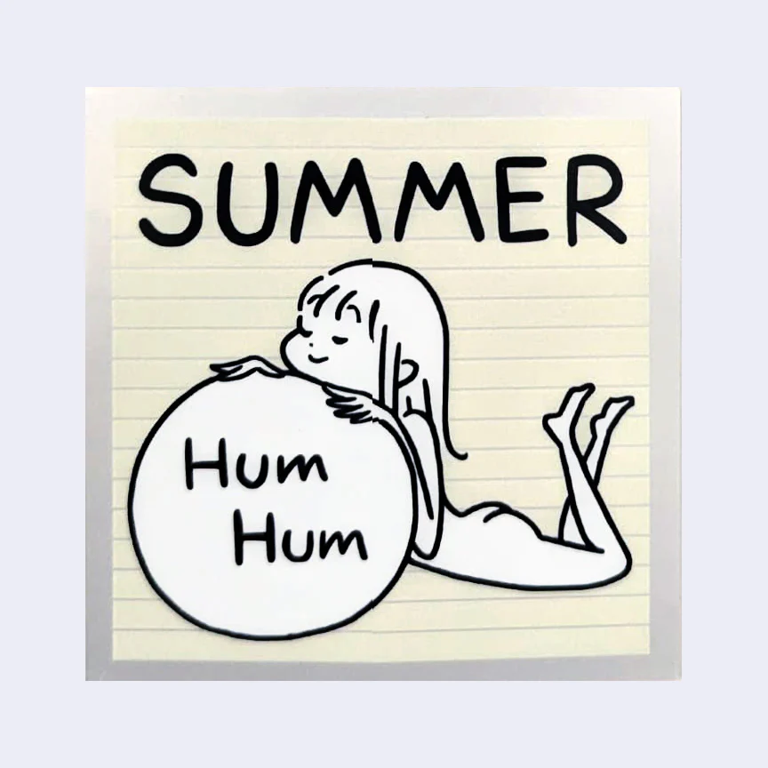 Yutanpo - "Summer Hum Hum" Sticker